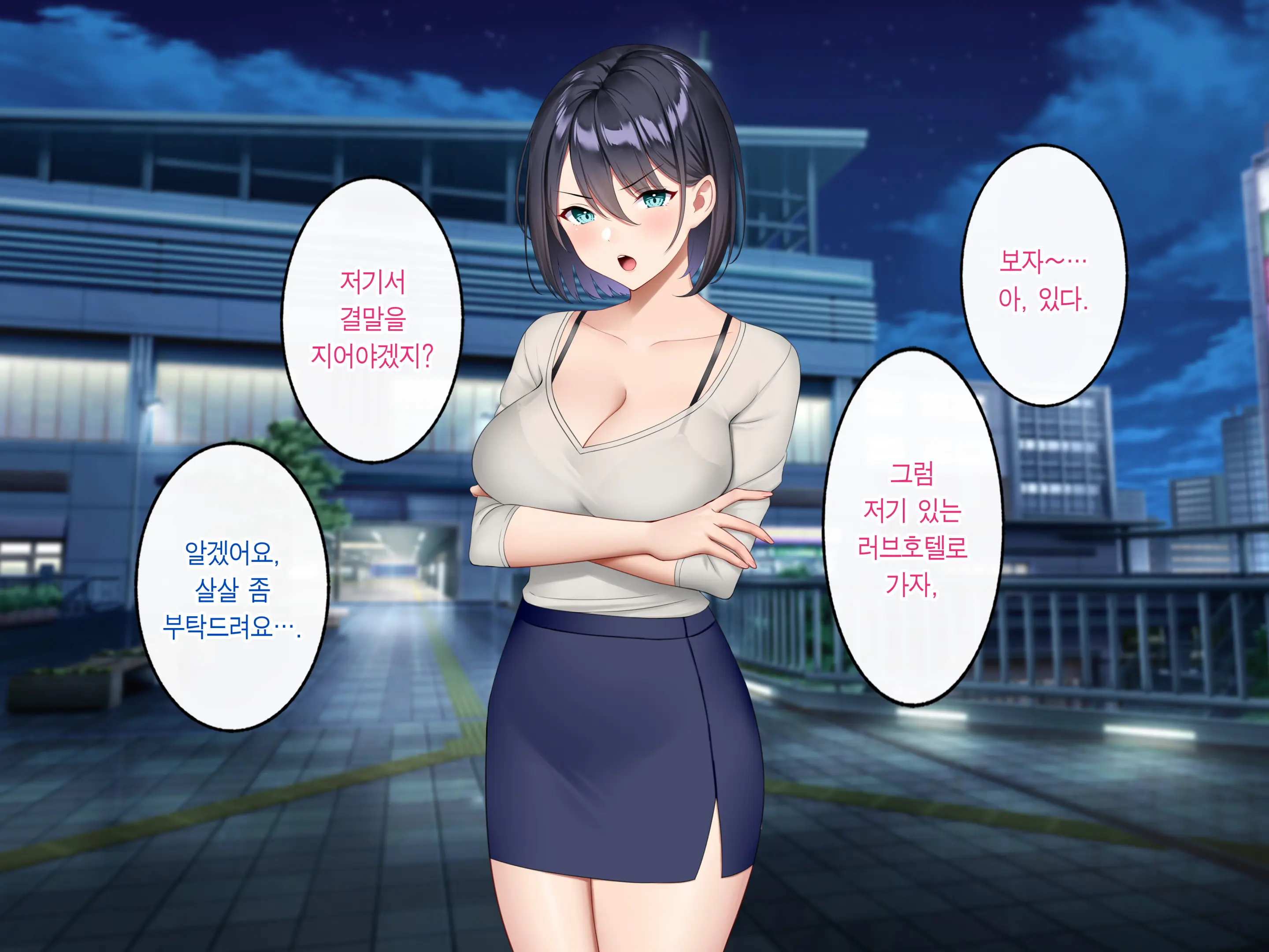 Gyaku Chikan Zuki No Bijin OL O Gyaku Ni Otoshite Hamemakutta Hanashi. | 역치한을 좋아하는 미녀 OL을 역으로 타락시켜 마구 섹스한 이야기.